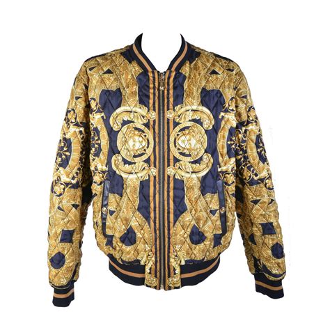 vintage versace bomber jacket